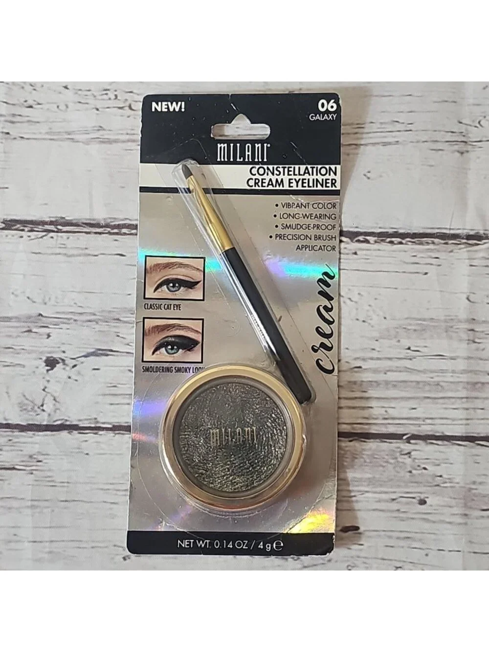 Milani Constellation Cream Eyeliner Galaxy 06 with Brush 0.14oz Limited New